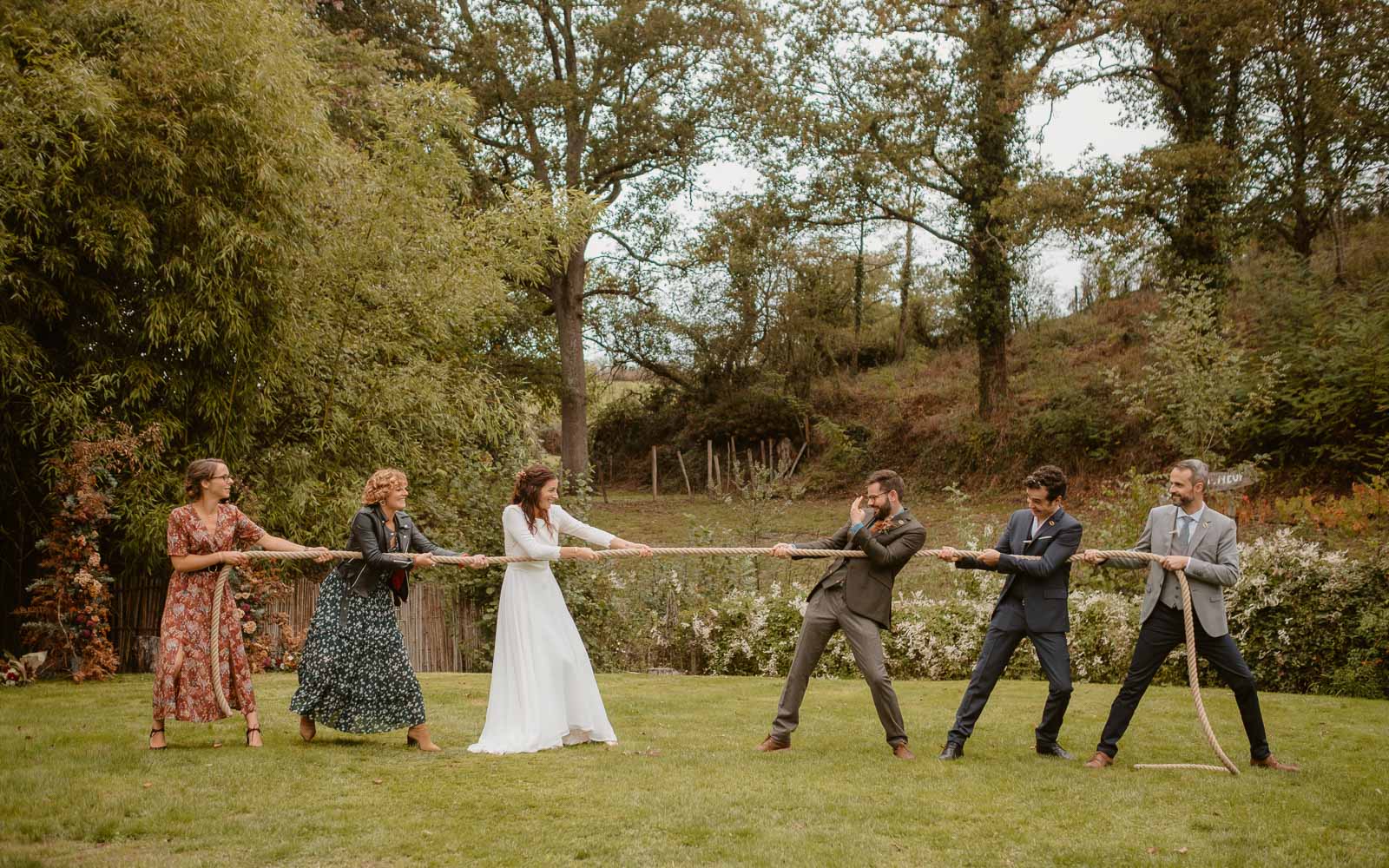 photographies d’un mariage conte d'automne au domaine du Moulin Neuf à Montrevault-sur-Èvre