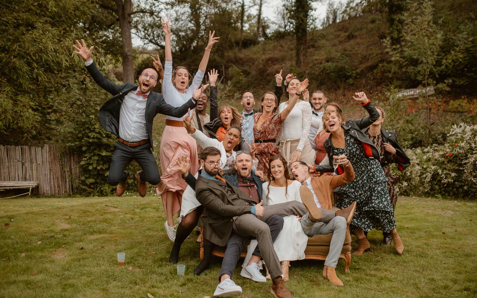 photographies d’un mariage conte d'automne au domaine du Moulin Neuf à Montrevault-sur-Èvre