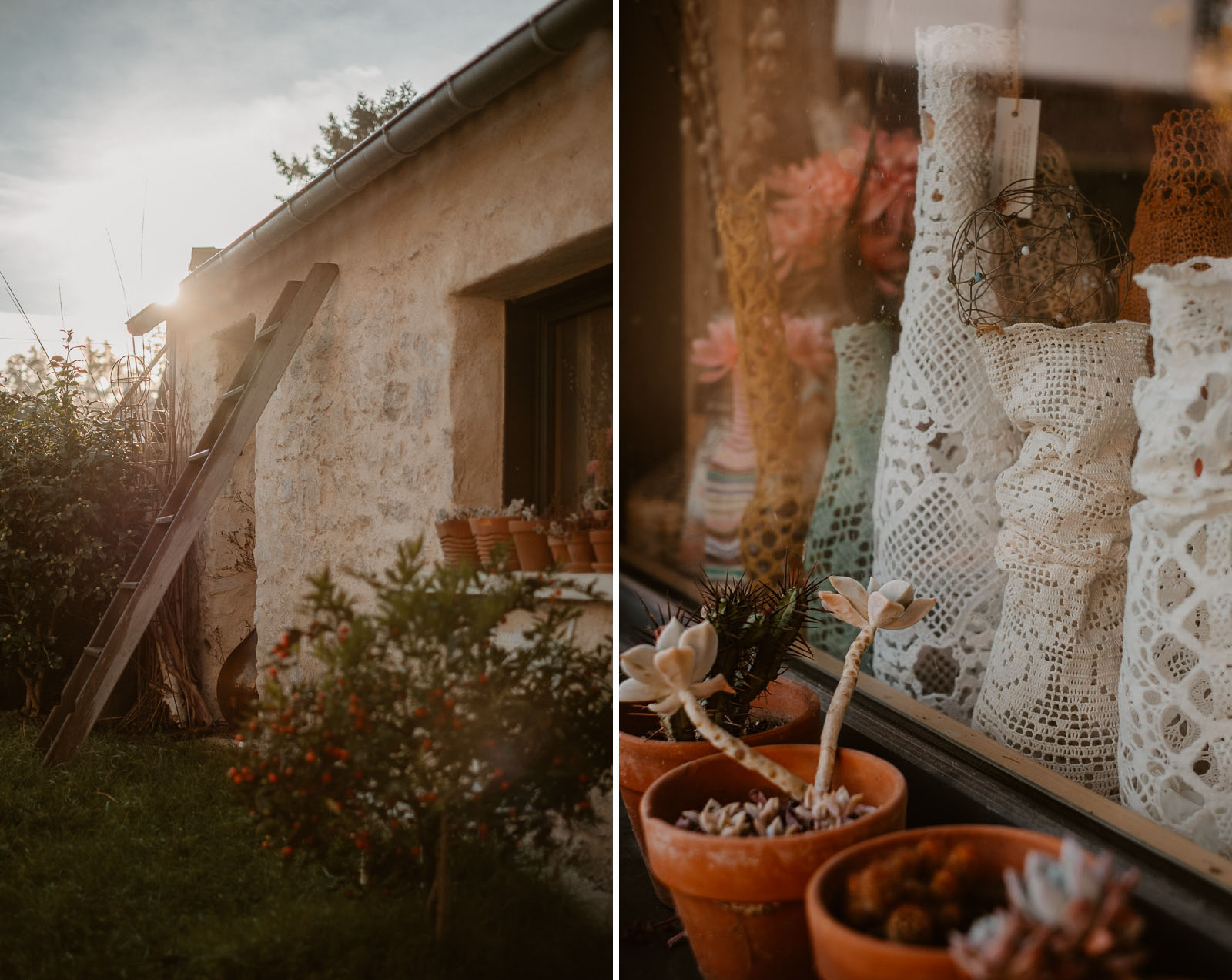 photographies d’une créatrice en design textile & scénographe dans son atelier à Clisson