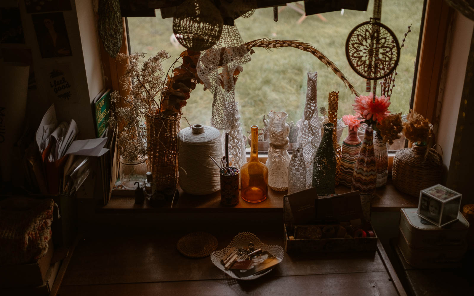 photographies d’une créatrice en design textile & scénographe dans son atelier à Clisson