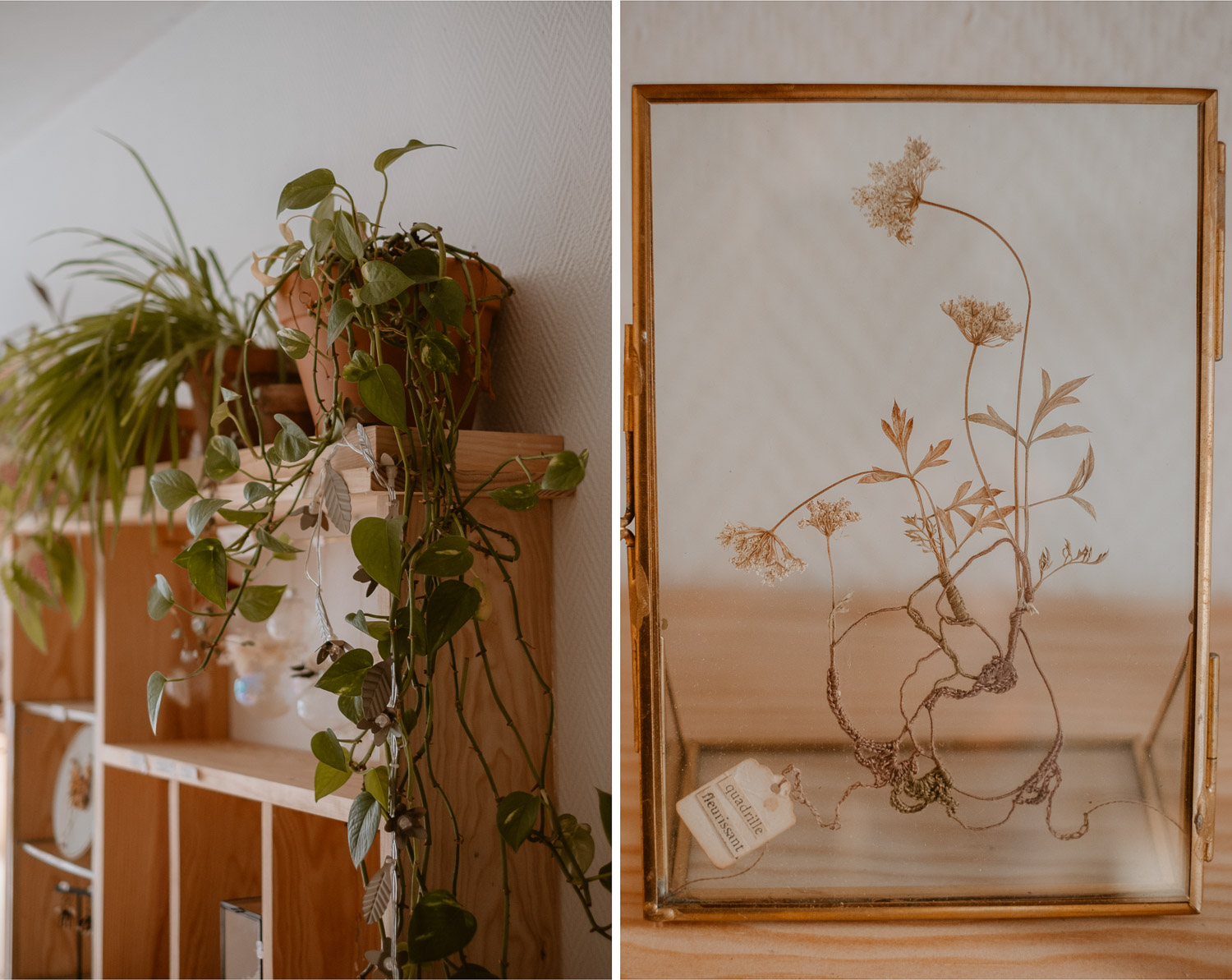 photographies d’une artiste créatrice dans son atelier boutique à Saumur