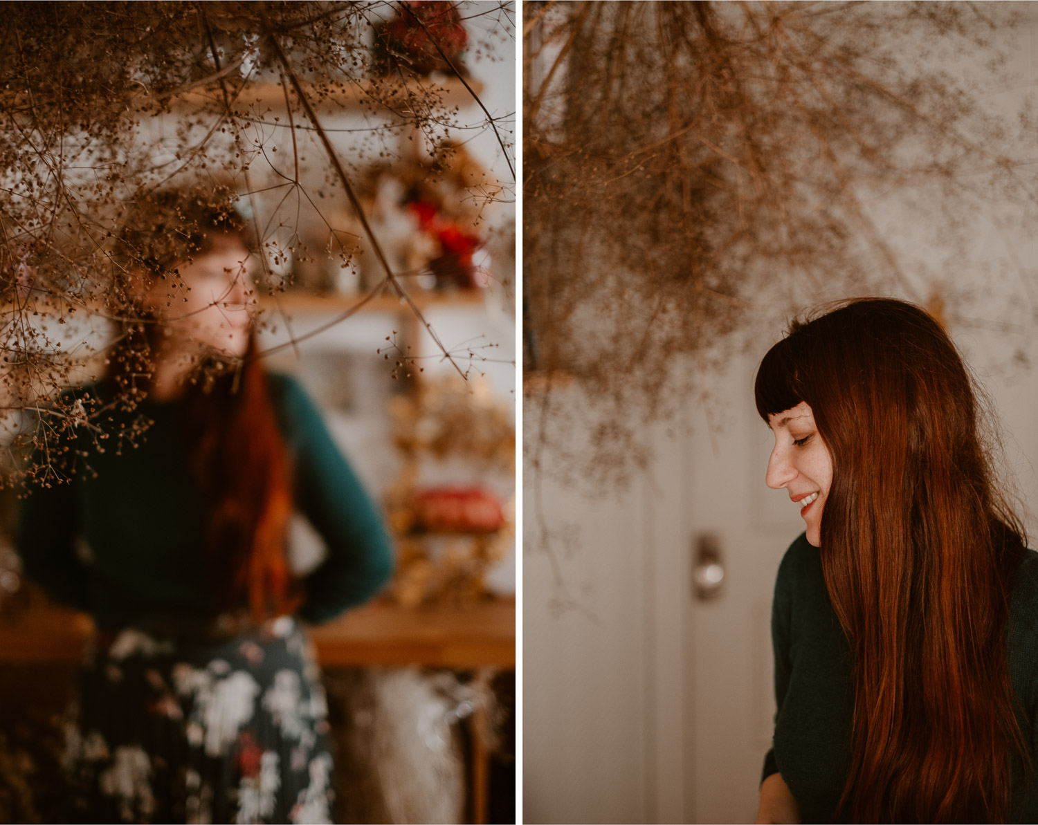 photographies d’une artiste créatrice dans son atelier boutique à Saumur