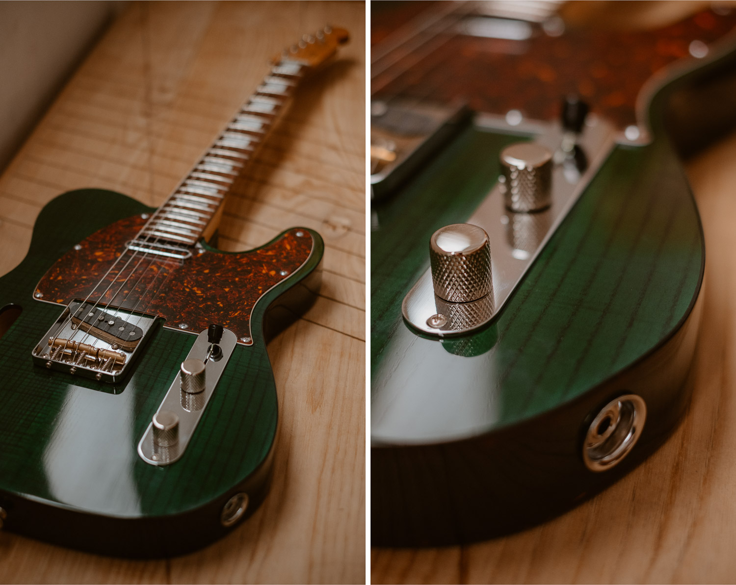 photographies d’un luthier guitare artisan d'art & créateur dans son atelier sur l'ïle de Nantes