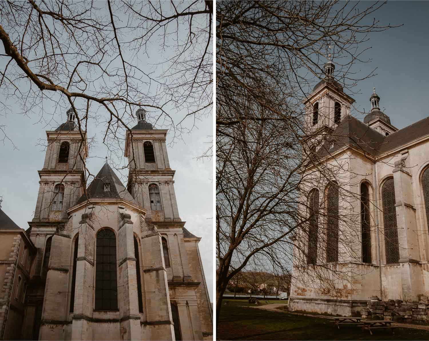 photographies d’un mariage chic d’hiver à l’Abbaye des Prémontrés de Pont-à-Mousson en Meurthe-et-Moselle