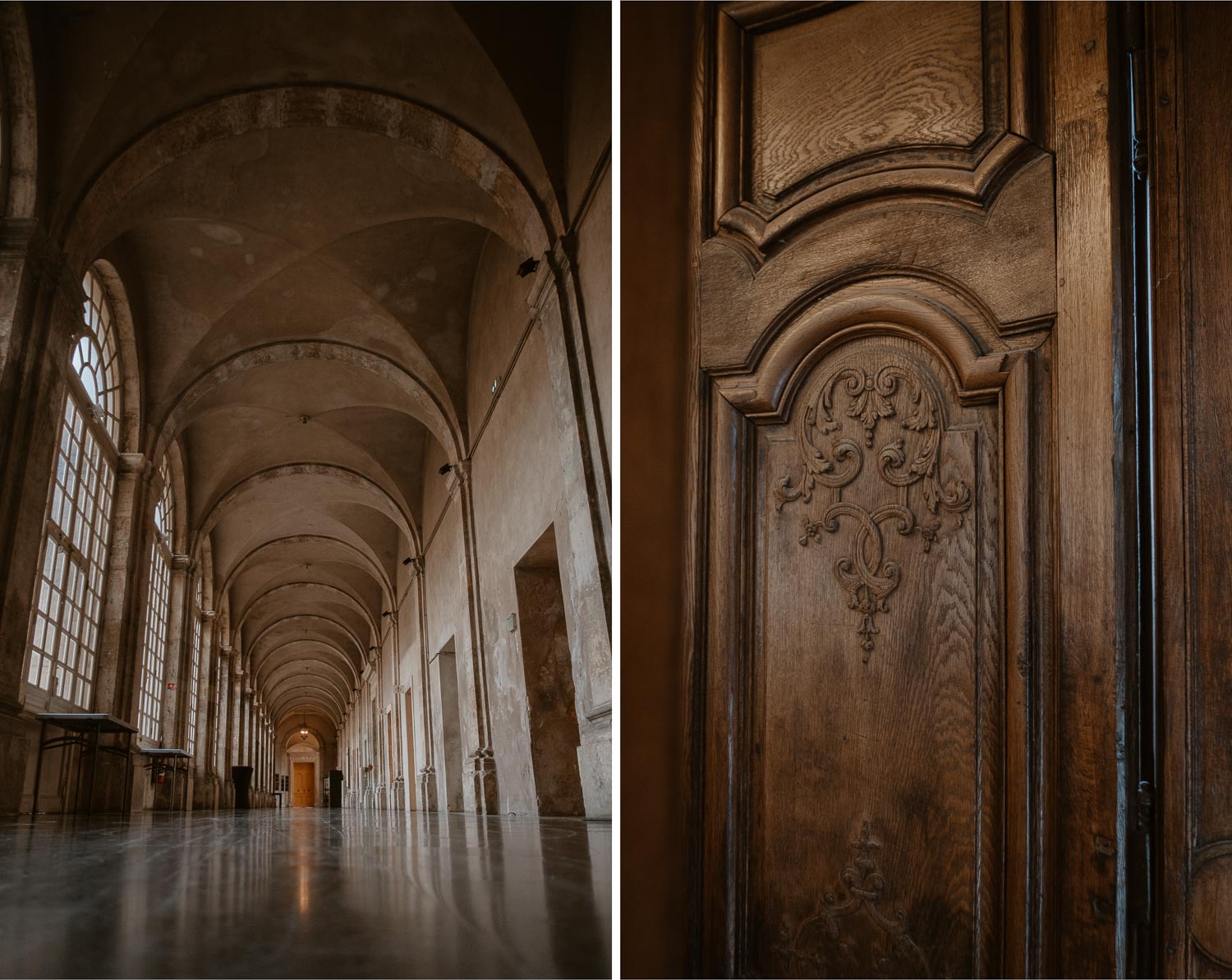 photographies d’un mariage chic d’hiver à l’Abbaye des Prémontrés de Pont-à-Mousson en Meurthe-et-Moselle