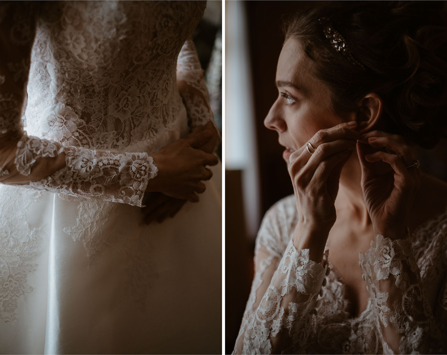 photographies d’un mariage chic d’hiver à l’Abbaye des Prémontrés de Pont-à-Mousson en Meurthe-et-Moselle