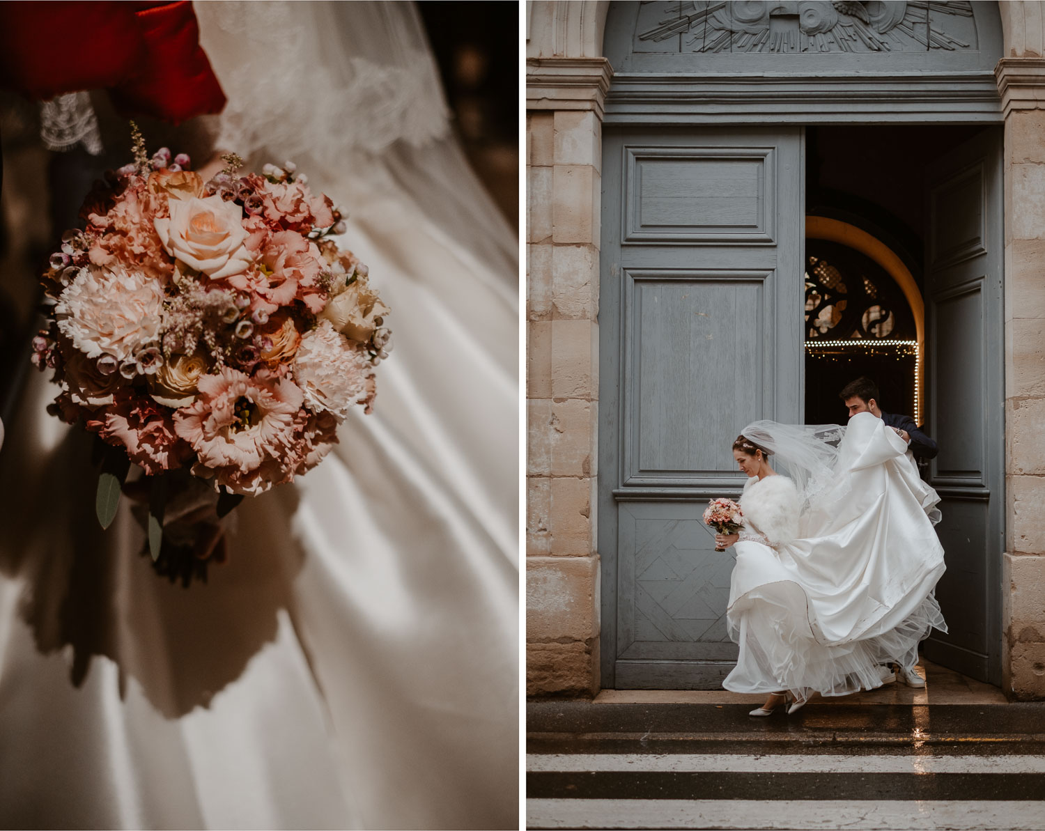 photographies d’un mariage chic d’hiver à l’Abbaye des Prémontrés de Pont-à-Mousson en Meurthe-et-Moselle