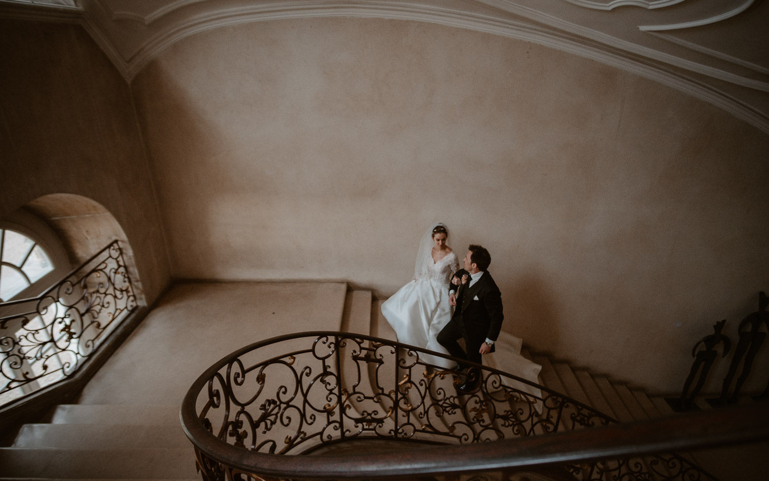 photographies d’un mariage chic d’hiver à l’Abbaye des Prémontrés de Pont-à-Mousson en Meurthe-et-Moselle