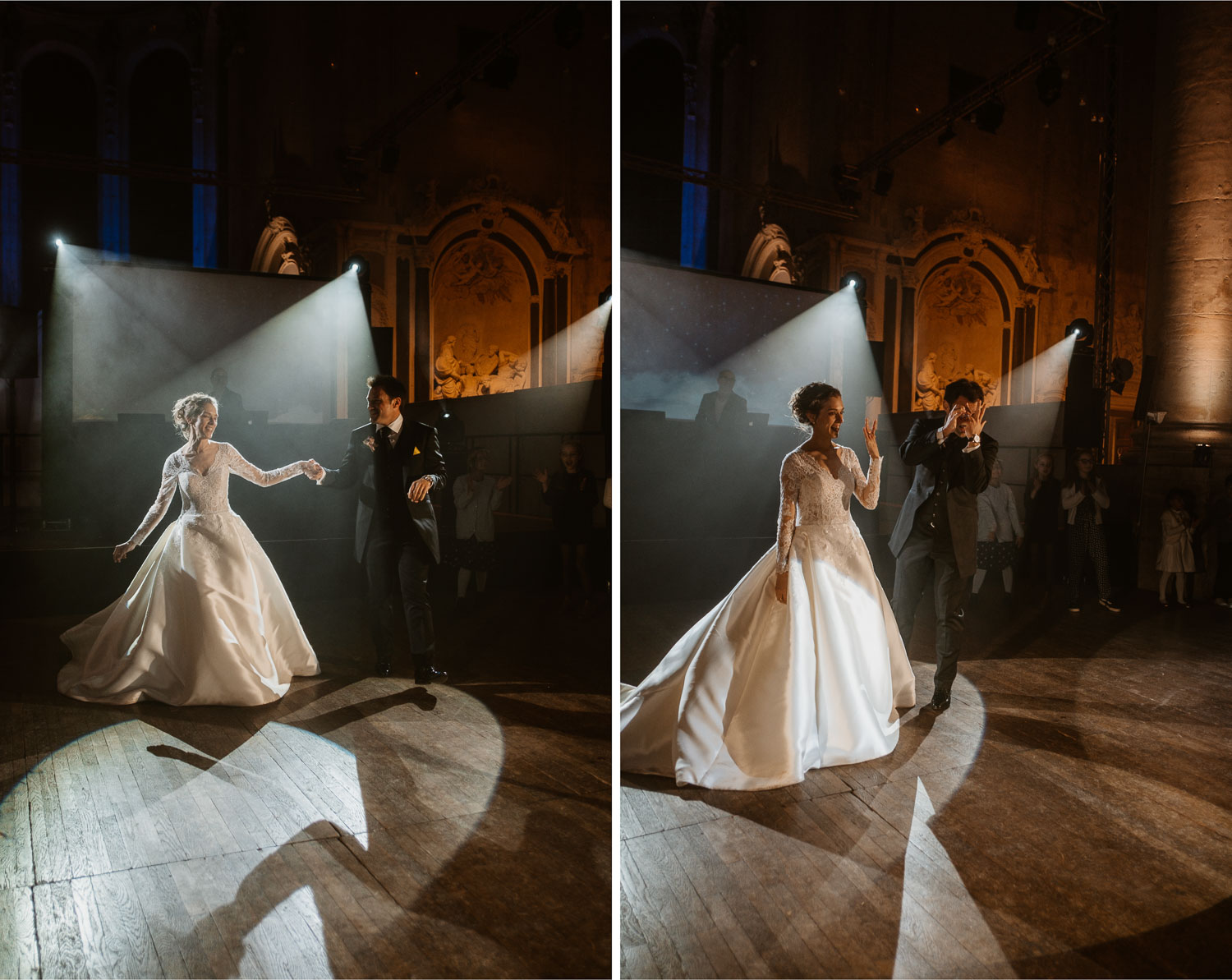 photographies d’un mariage chic d’hiver à l’Abbaye des Prémontrés de Pont-à-Mousson en Meurthe-et-Moselle