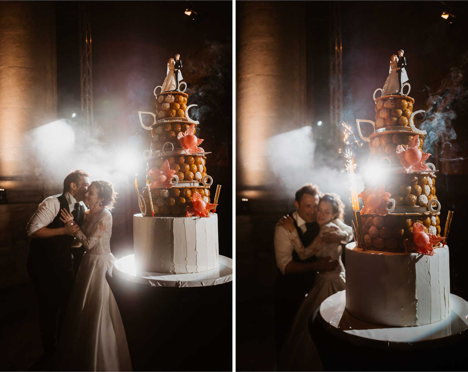 photographies d’un mariage chic d’hiver à l’Abbaye des Prémontrés de Pont-à-Mousson en Meurthe-et-Moselle