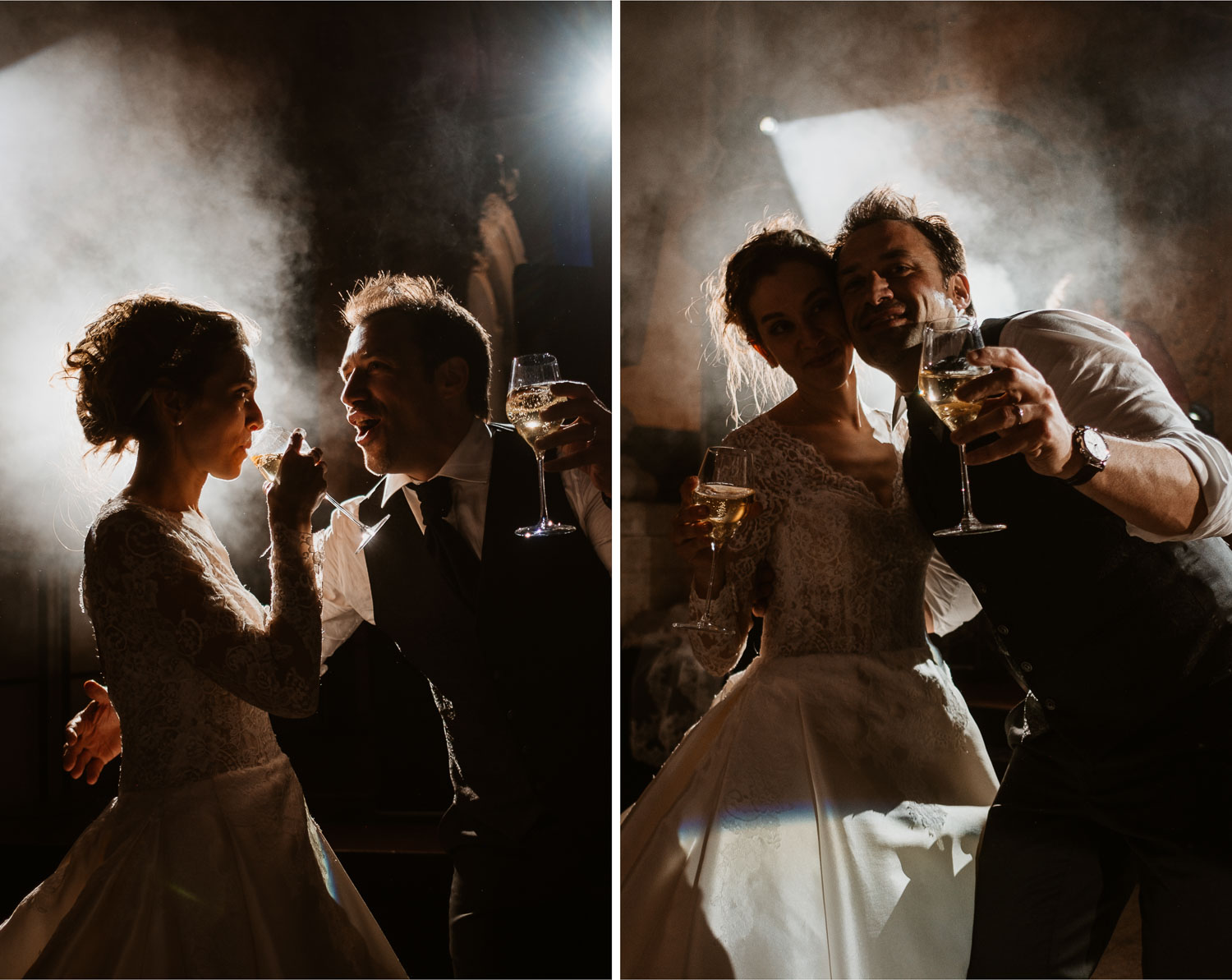 photographies d’un mariage chic d’hiver à l’Abbaye des Prémontrés de Pont-à-Mousson en Meurthe-et-Moselle