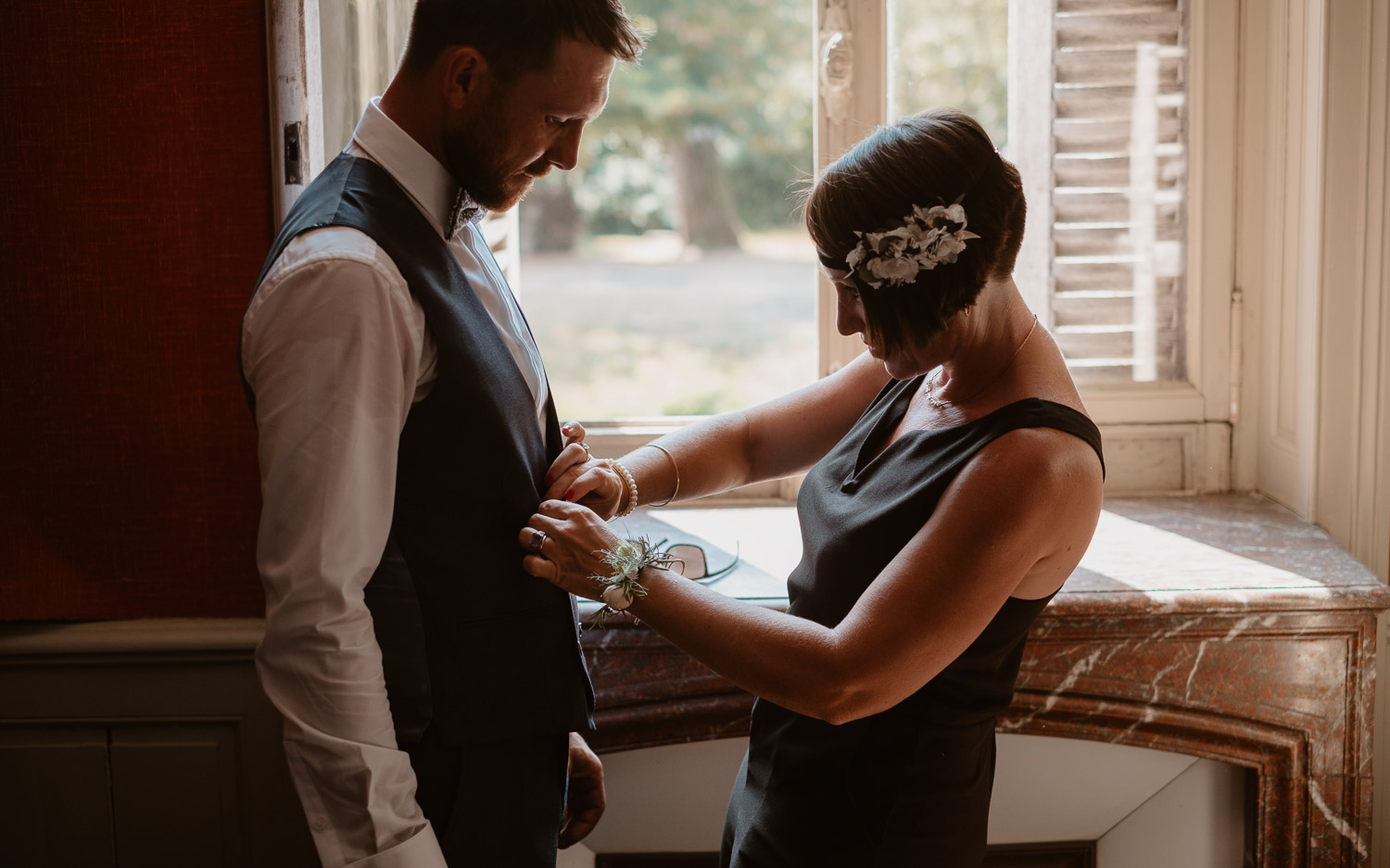 photographies d’un mariage chic à Anetz, près de Nantes