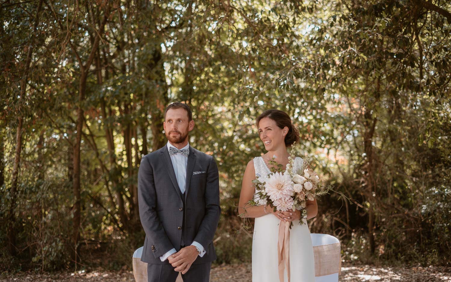 photographies d’un mariage chic à Anetz, près de Nantes