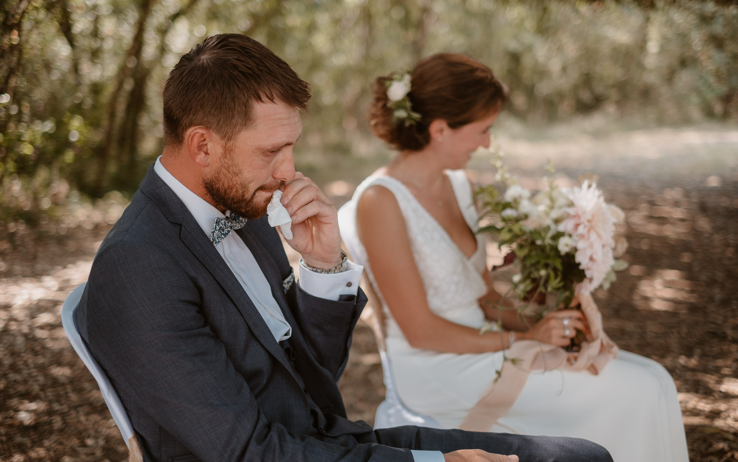 photographies d’un mariage chic à Anetz, près de Nantes