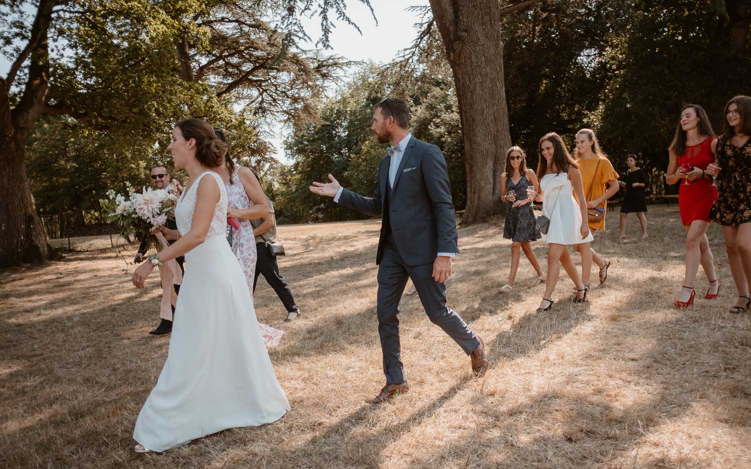 photographies d’un mariage chic à Anetz, près de Nantes