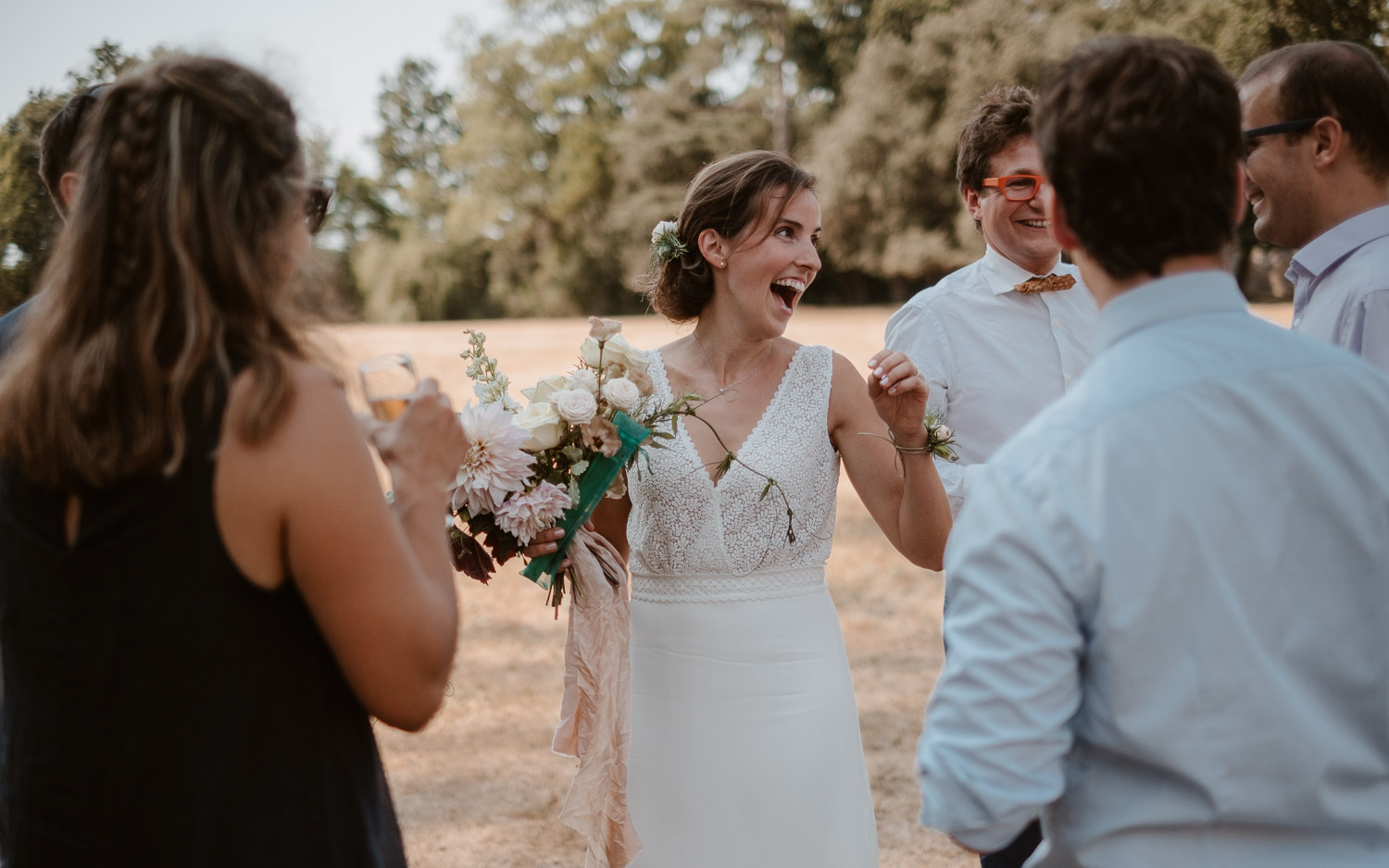 photographies d’un mariage chic à Anetz, près de Nantes