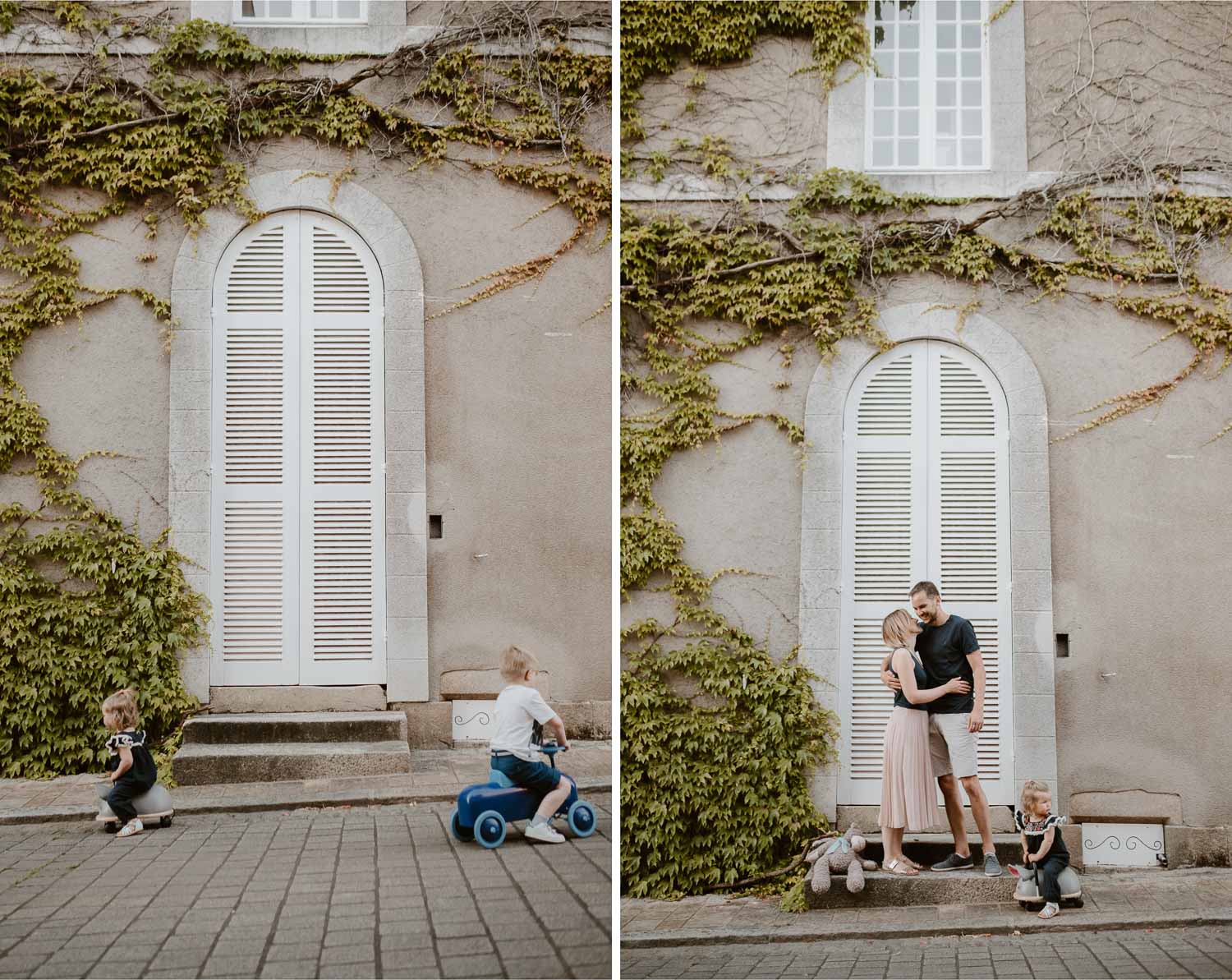 photographies d’une famille à Clisson, près de Nantes