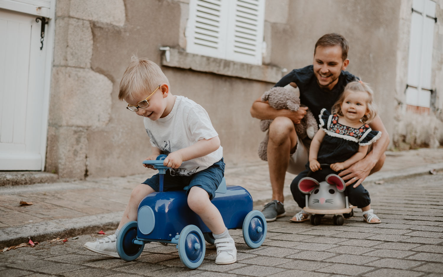 photographies d’une famille à Clisson, près de Nantes