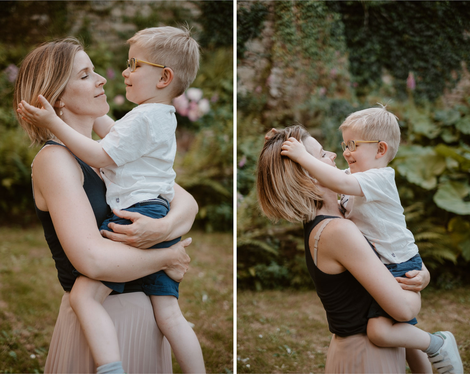 photographies d’une famille à Clisson, près de Nantes