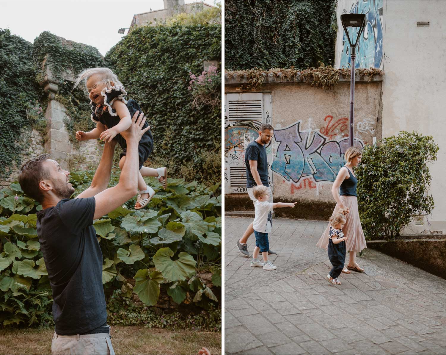 photographies d’une famille à Clisson, près de Nantes