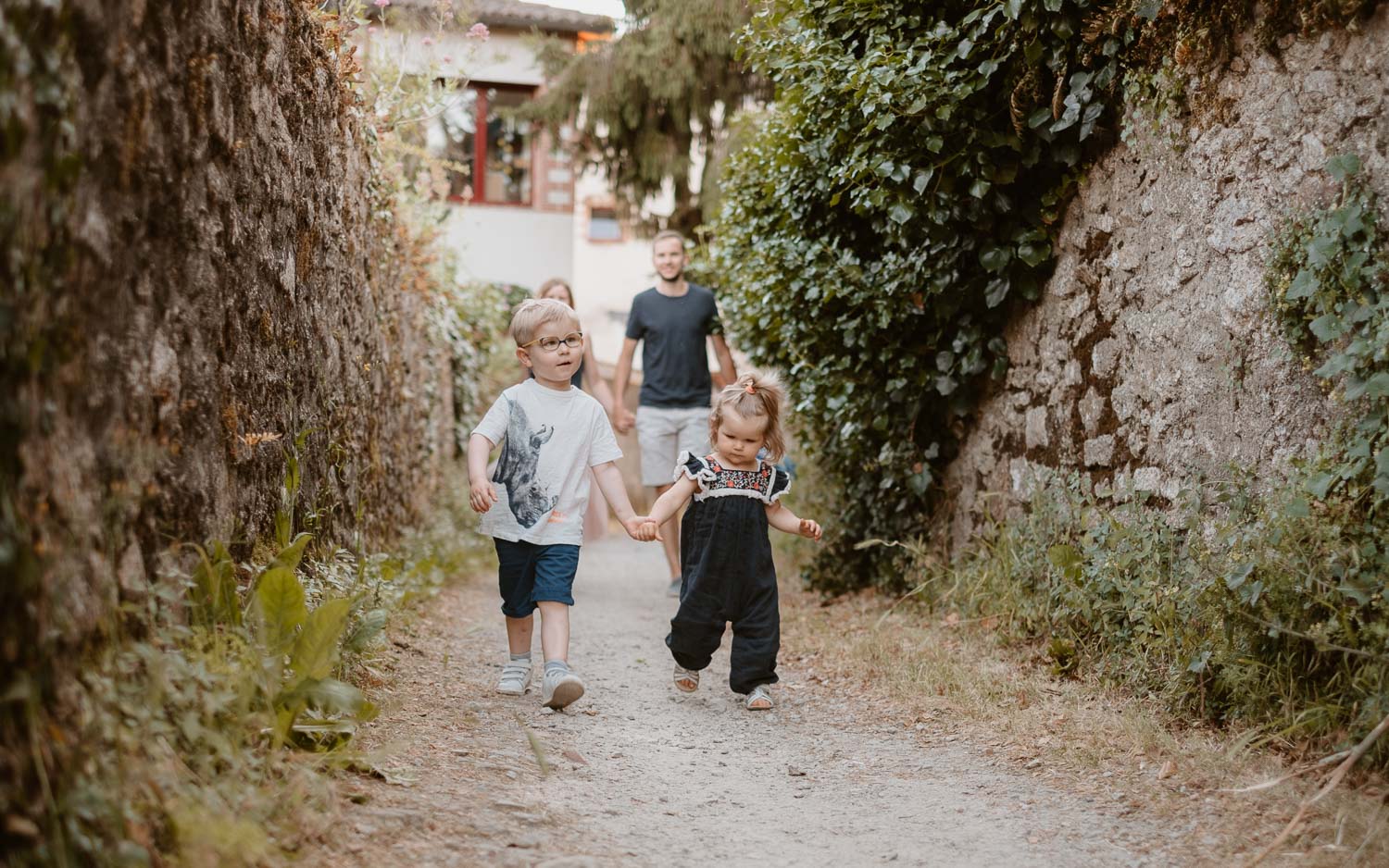 photographies d’une famille à Clisson, près de Nantes