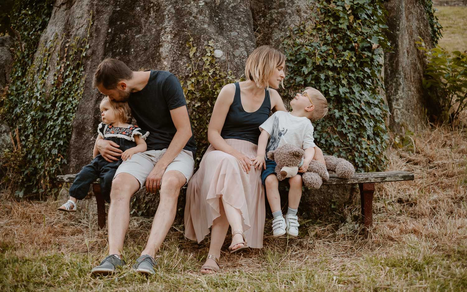 photographies d’une famille à Clisson, près de Nantes