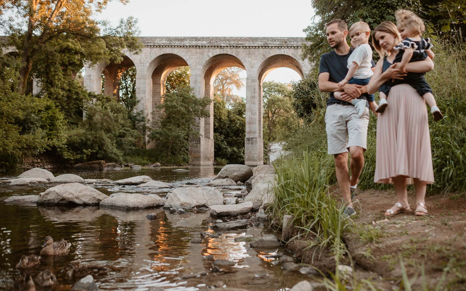 photographies d’une famille à Clisson, près de Nantes