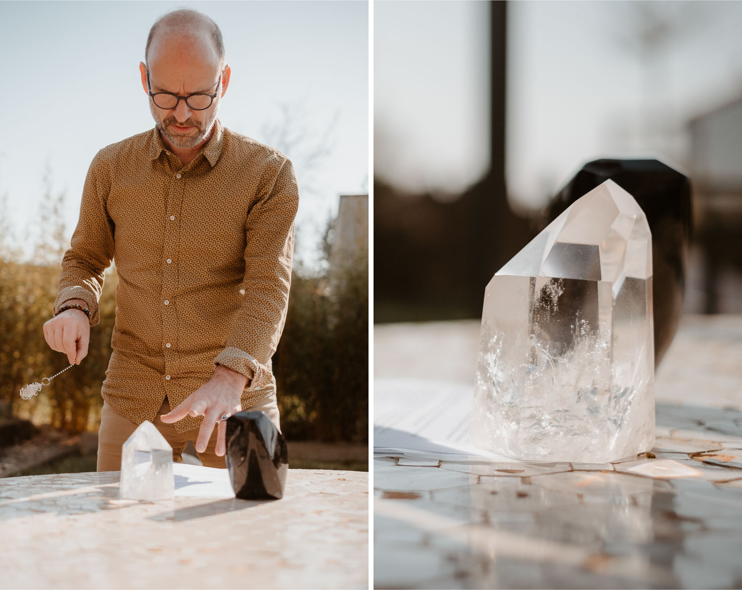 Equilibrage des lieux par Christian Meyrignac géobiologue à Nantes