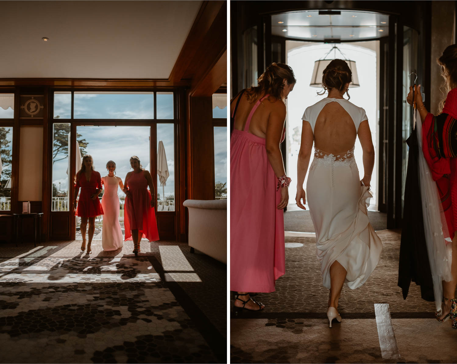 Reportage photo de préparatifs de mariage à l’hôtel royal de la Baule