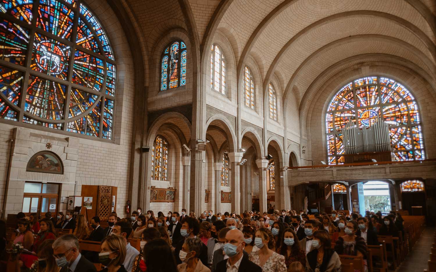 Reportage photo d'une cérémonie religieuse d'un mariage à la Baule