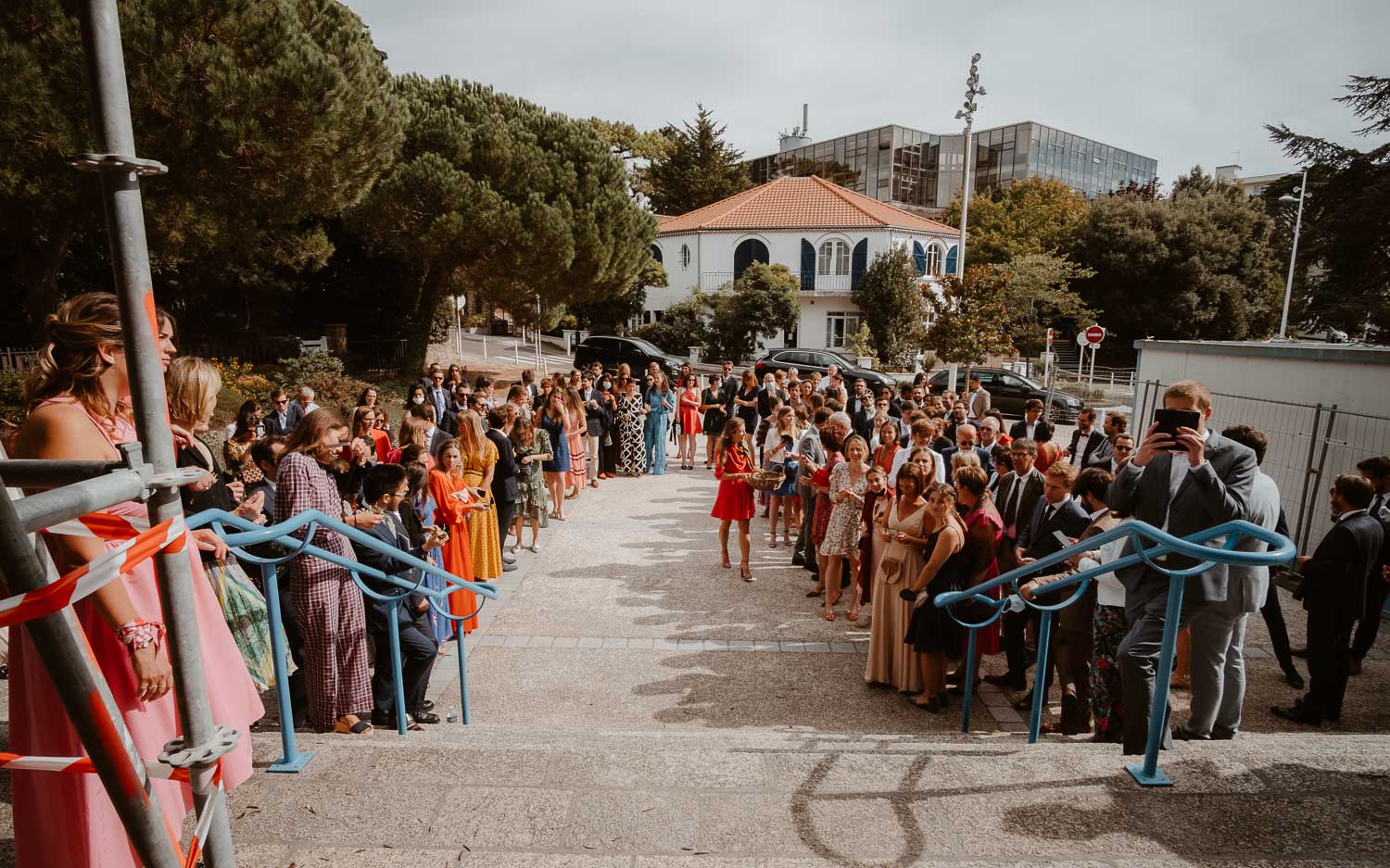 Reportage photo d'une cérémonie religieuse d'un mariage à la Baule