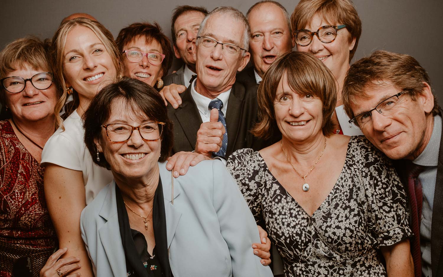 Studio photo lors d'une soirée de mariage au château de Lauvergnac à la turballe