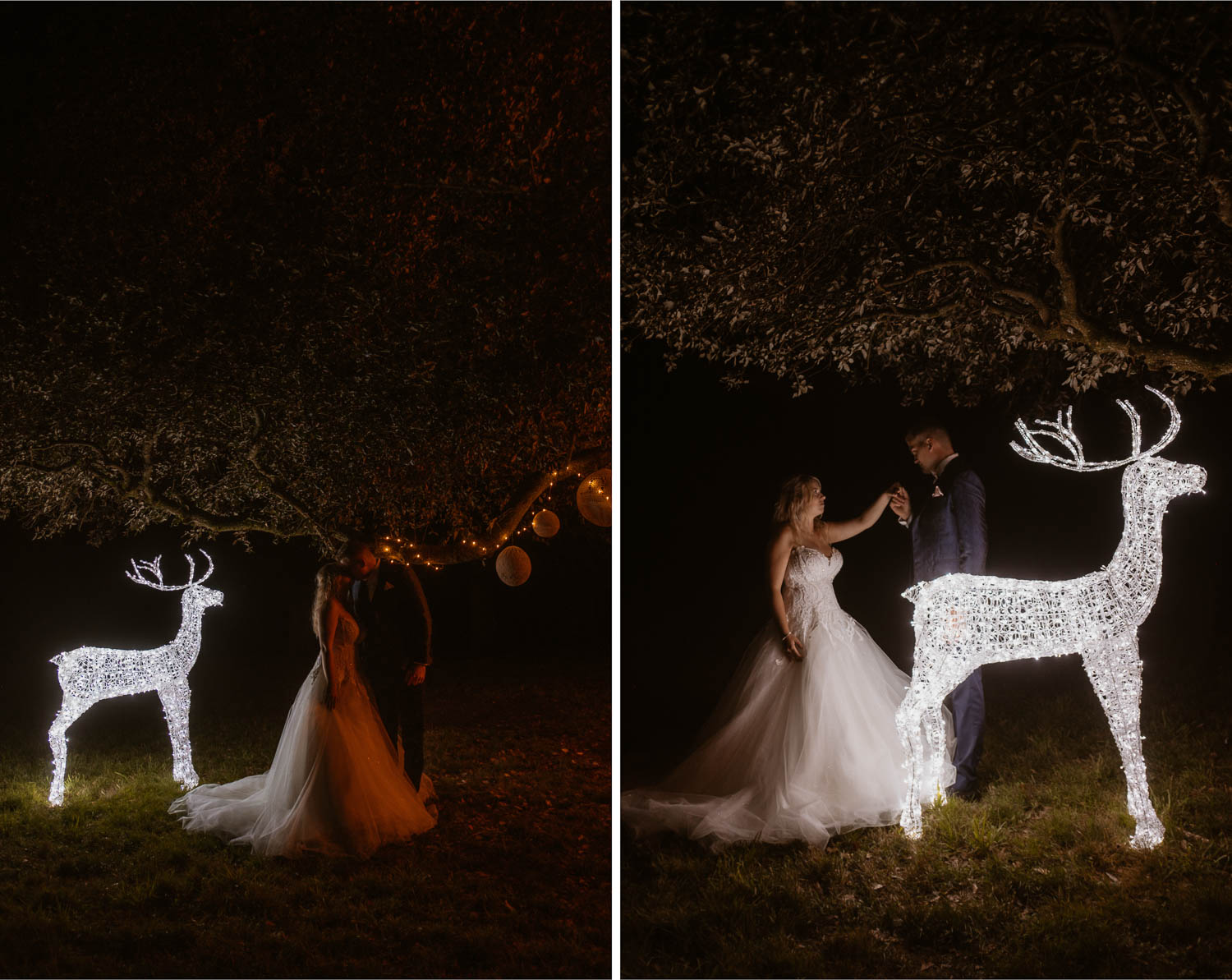 Photographies au thème Princesse d'une séance couple après mariage mise en scène avec créations MaillO design