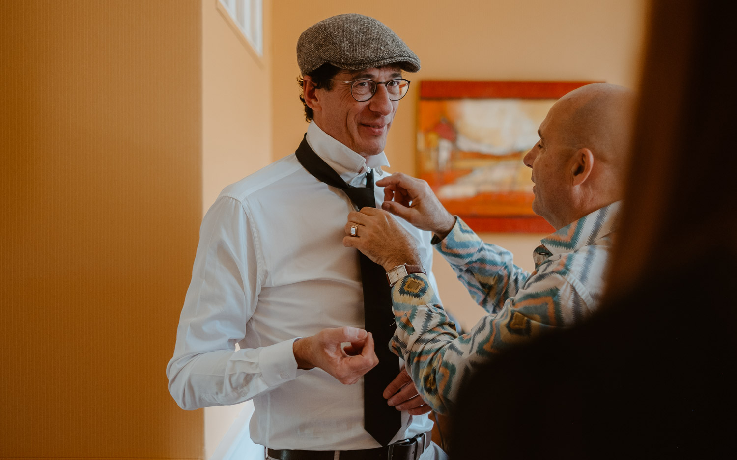 Reportage photo des préparatifs d’un mariage au Manoir de la Jahotière