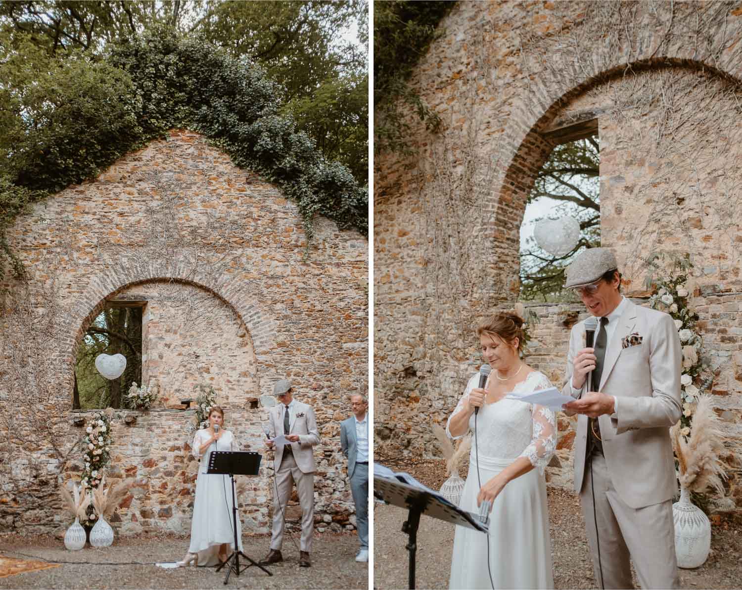 Reportage photo lifestyle de la cérémonie laïque d’un mariage