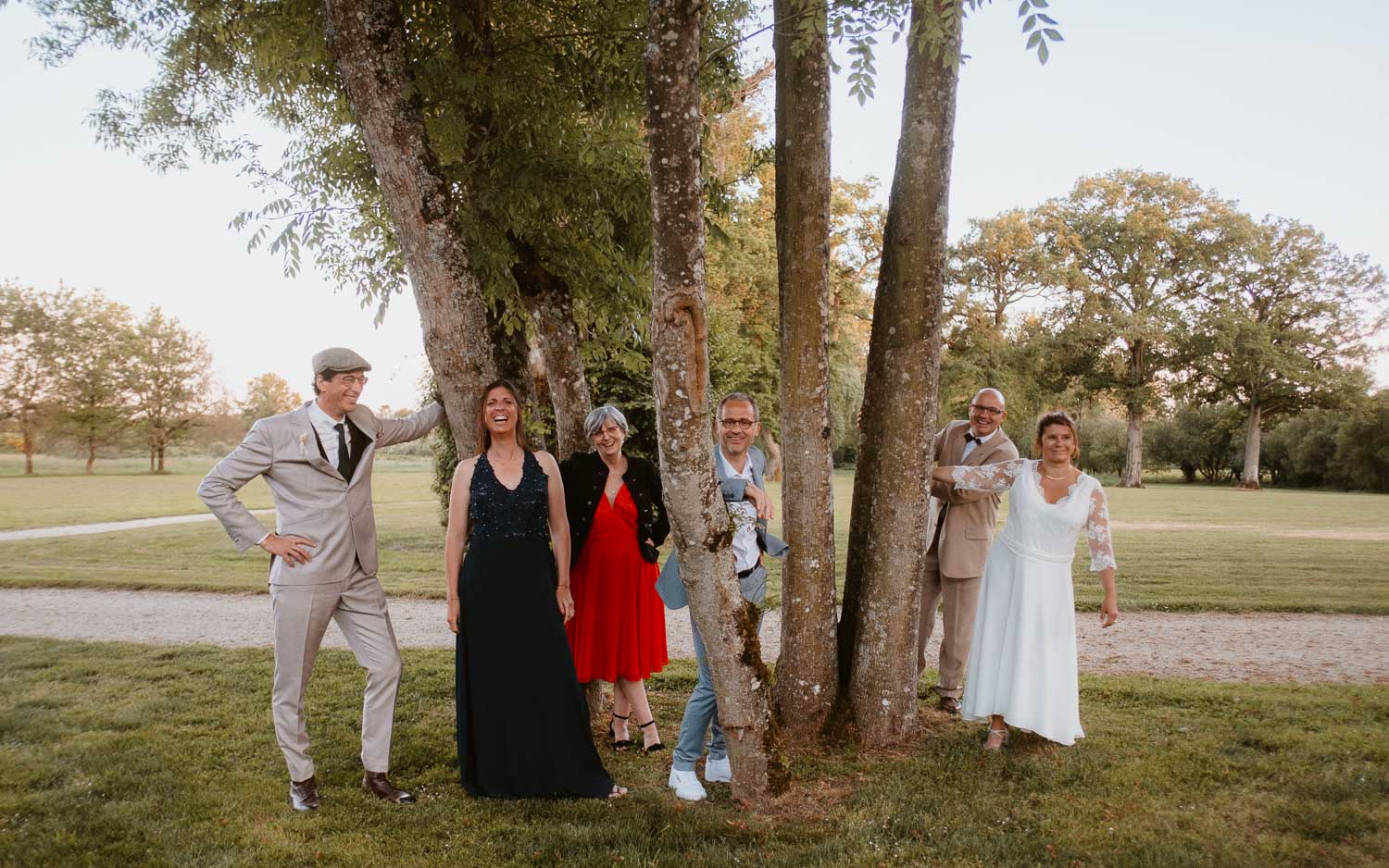 Reportage photo du cocktail d’un mariage au Manoir de la Jahotière