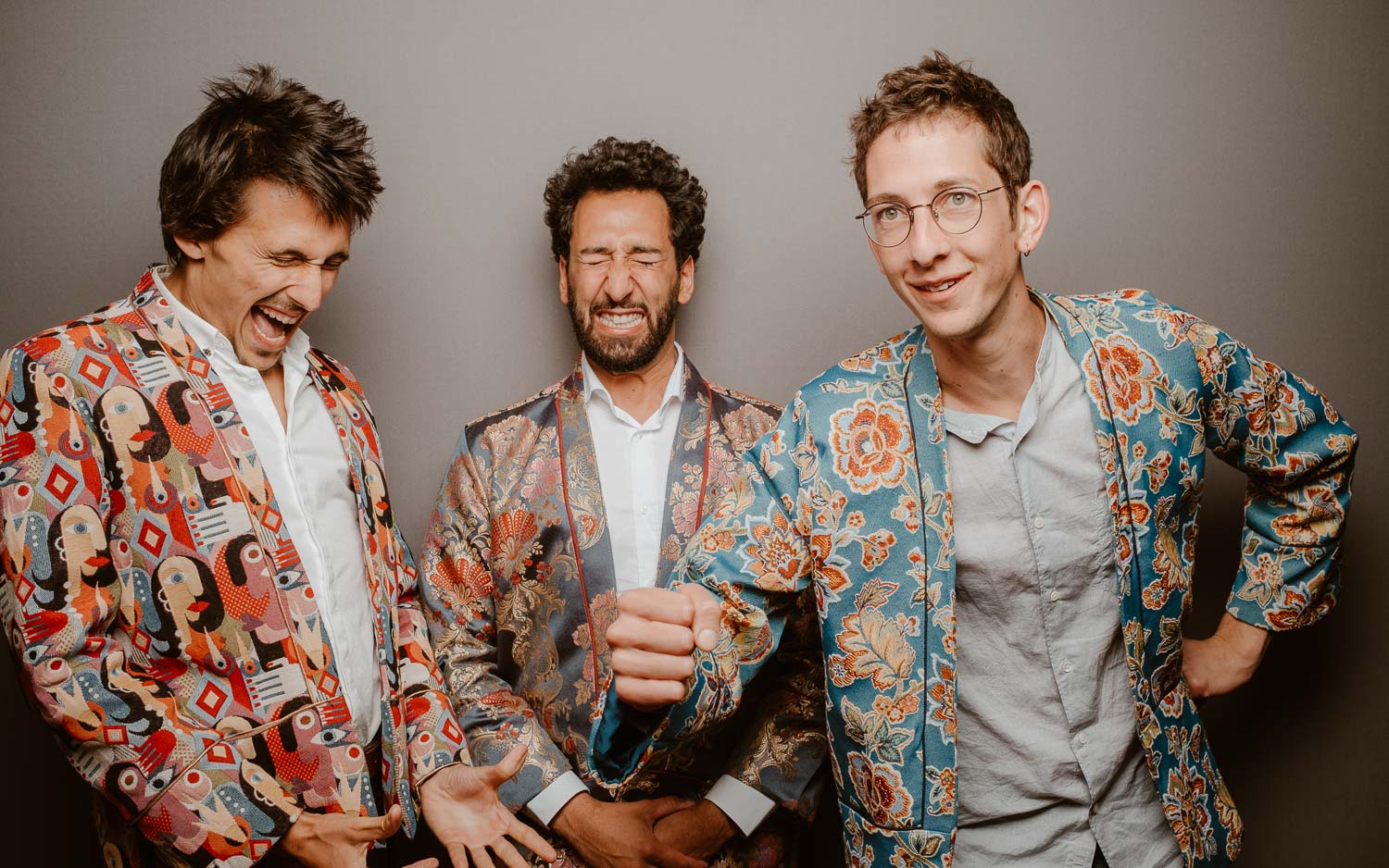 Studio photo lors de la soirée d’un mariage au Manoir de la Jahotière