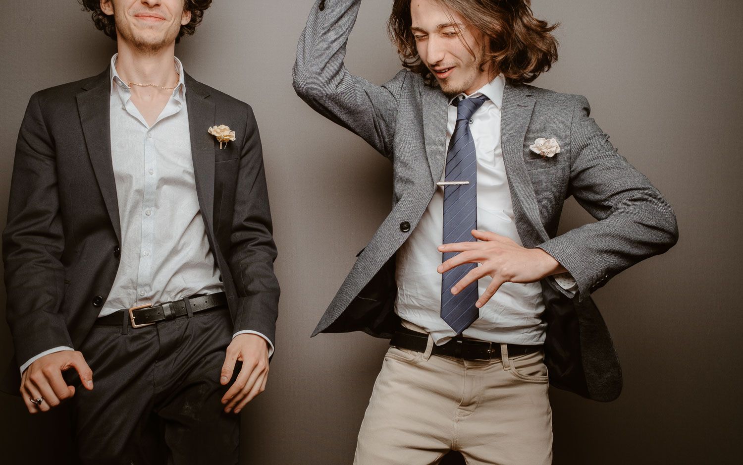 Studio photo lors de la soirée d’un mariage au Manoir de la Jahotière