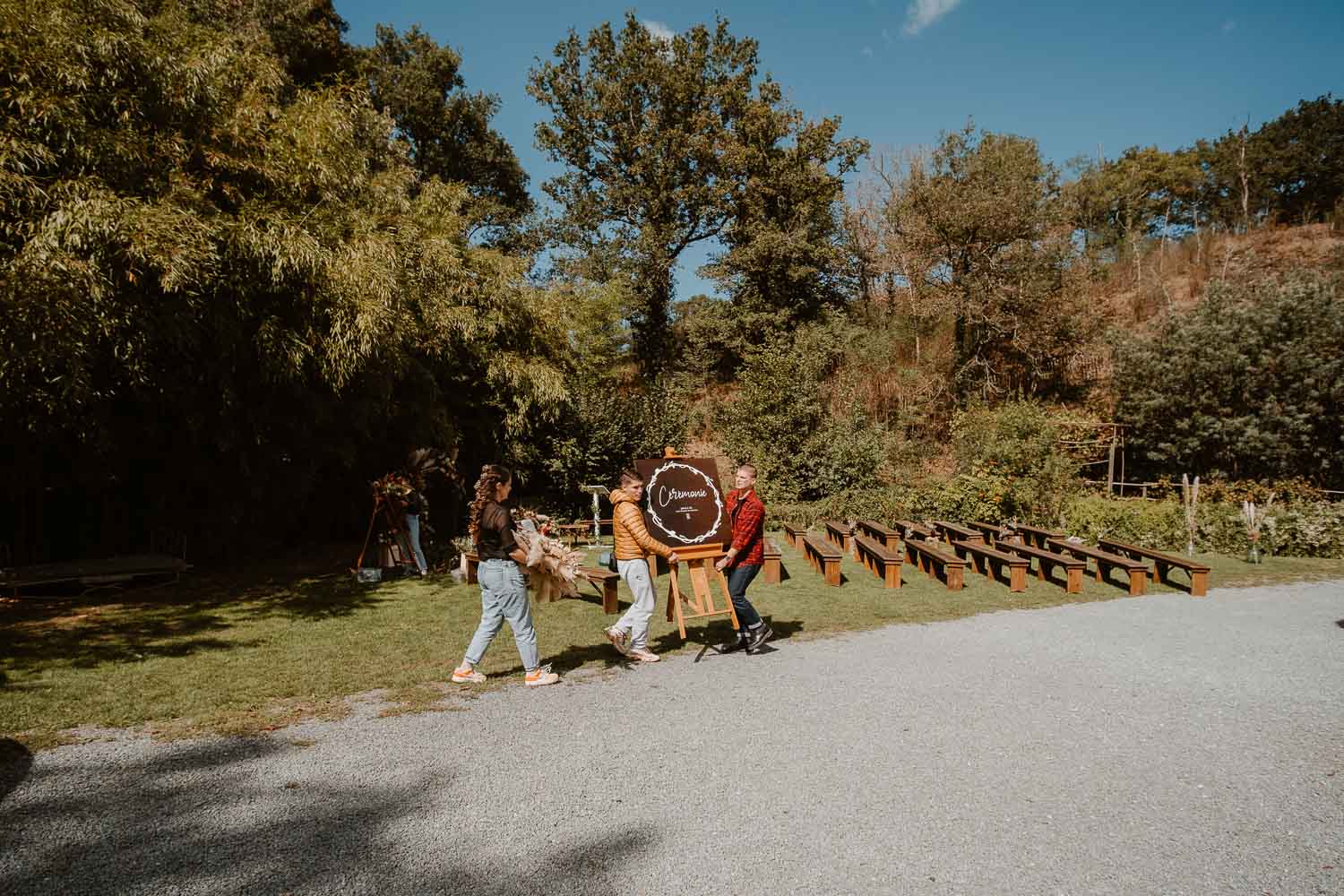 Reportage photo lifestyle d’un mariage en septembre