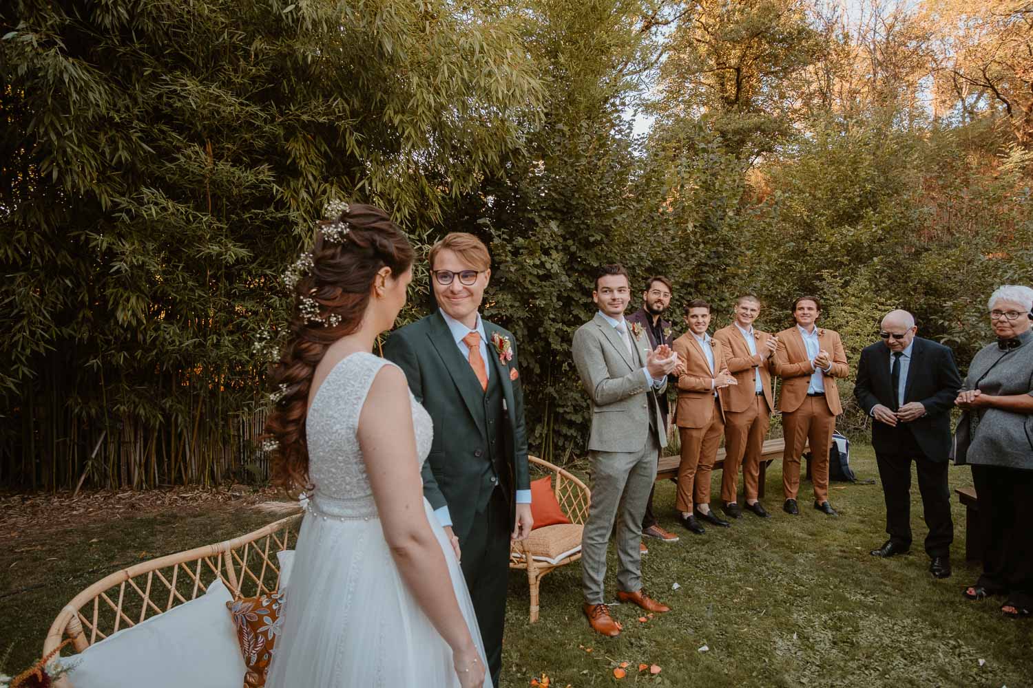 Reportage photo de la cérémonie laïque d’un mariage de deux français vivant à Londres