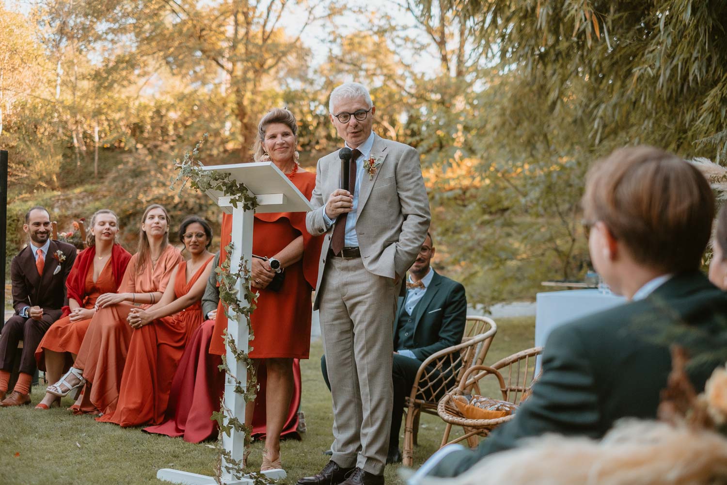 Reportage photo de la cérémonie laïque d’un mariage de deux français vivant à Londres