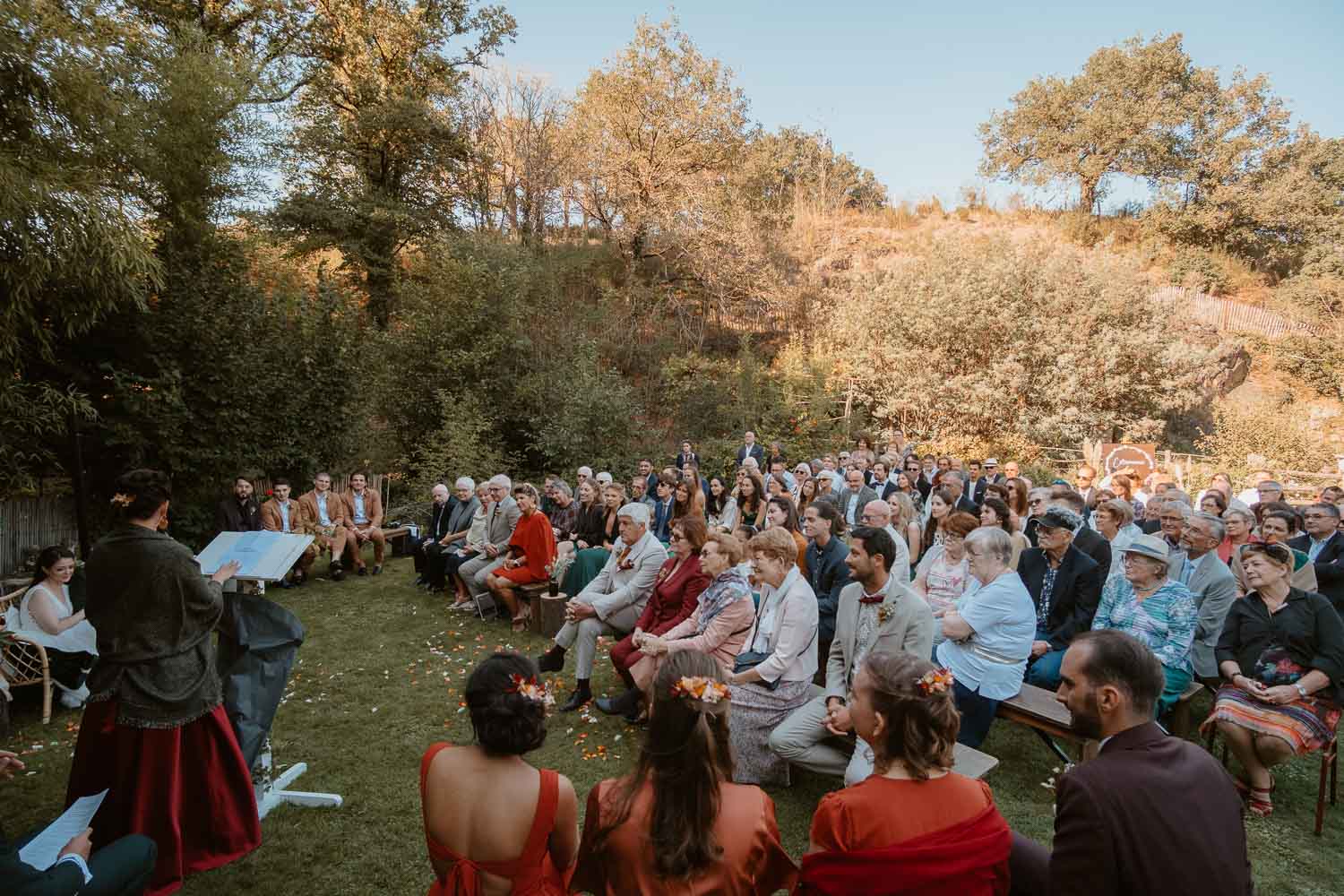 Reportage photo de la cérémonie laïque d’un mariage de deux français vivant à Londres