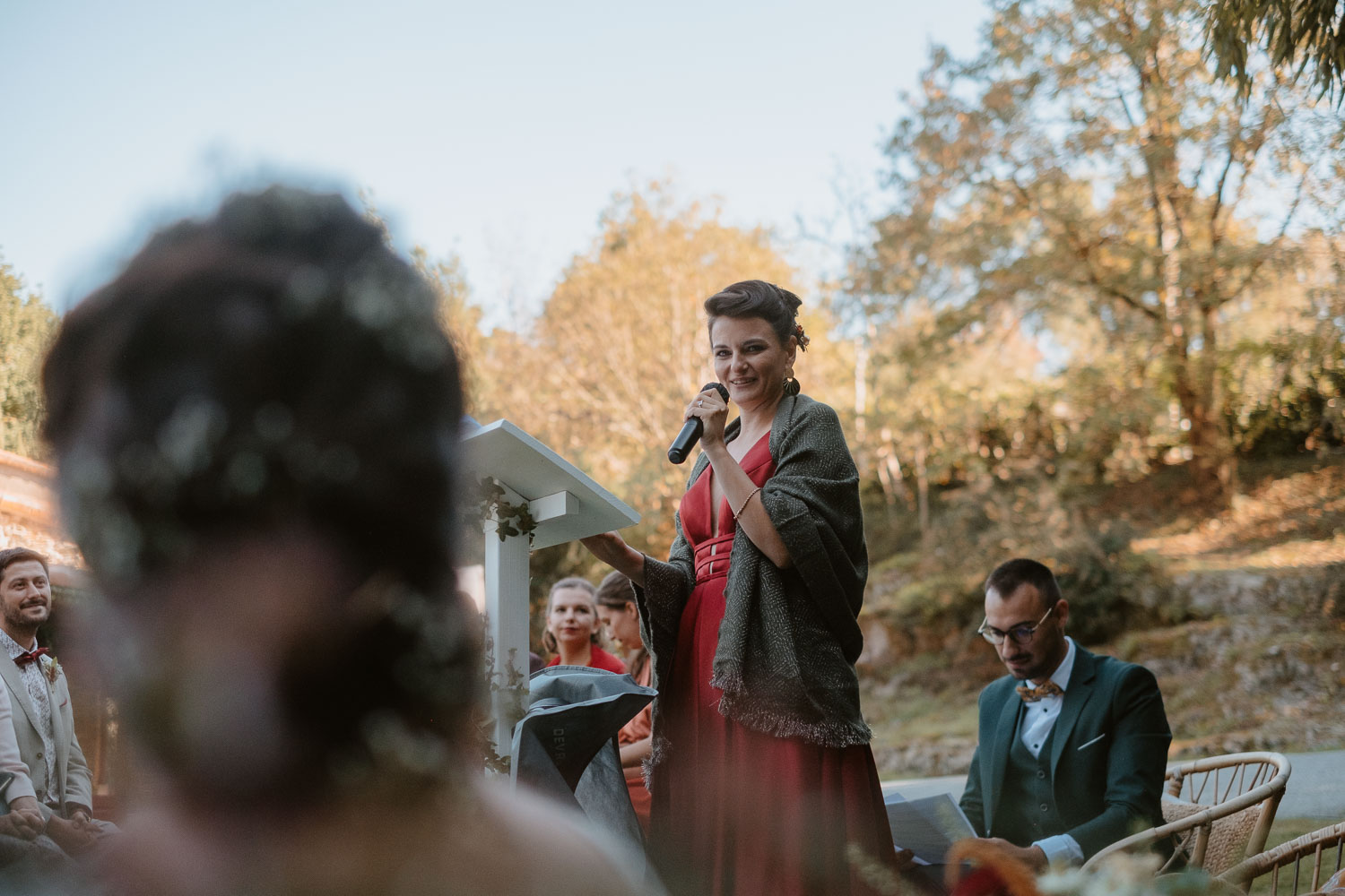 Reportage photo de la cérémonie laïque d’un mariage de deux français vivant à Londres