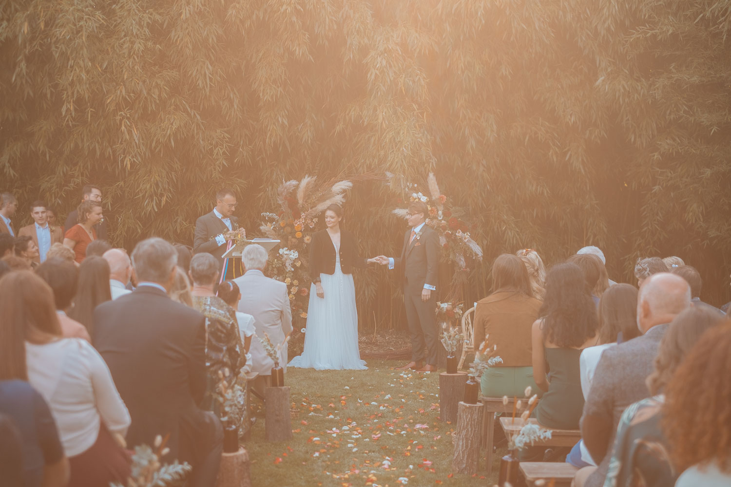 Reportage photo de la cérémonie laïque d’un mariage de deux français vivant à Londres