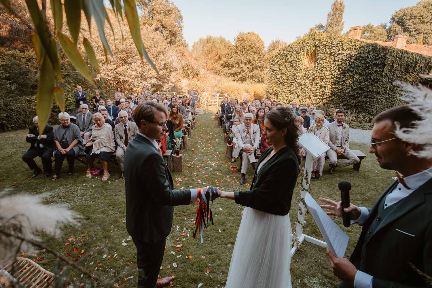 Reportage photo de la cérémonie laïque d’un mariage de deux français vivant à Londres