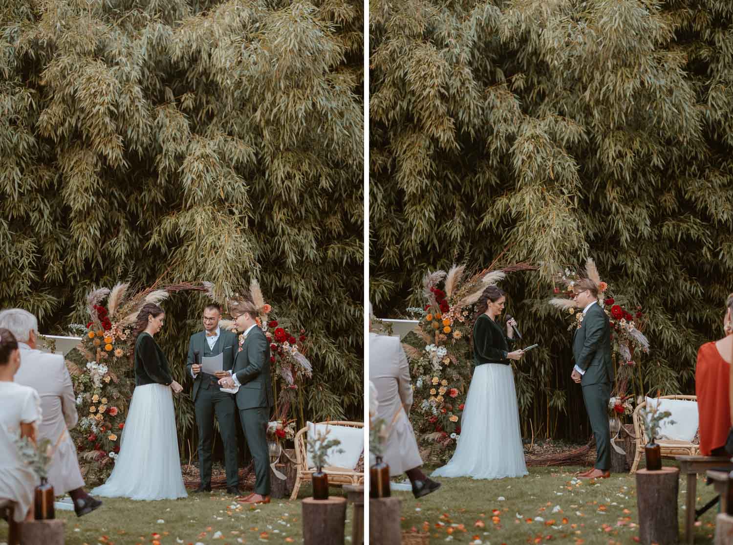 Reportage photo de la cérémonie laïque d’un mariage de deux français vivant à Londres