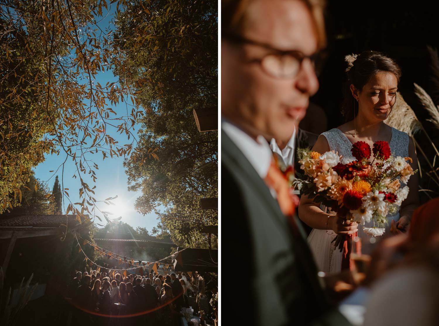 Reportage photo du cocktail d’un mariage au Domaine du Moulin Neuf à Montrevault-surEvre