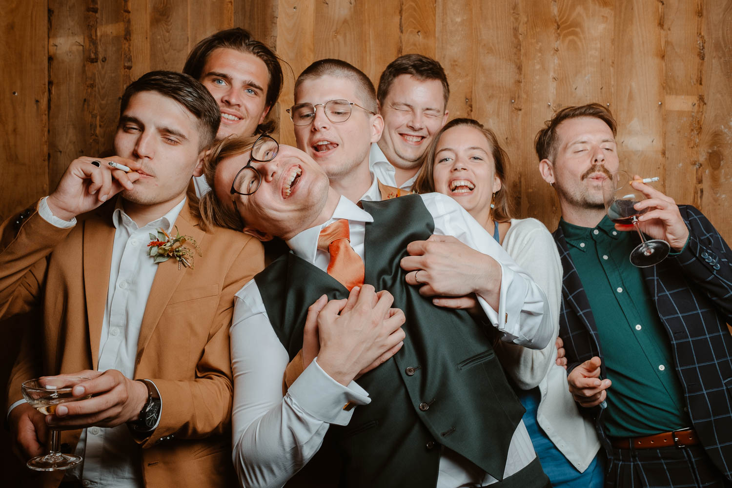 Studio photo lors de la soirée d’un mariage dans le Maine et Loire