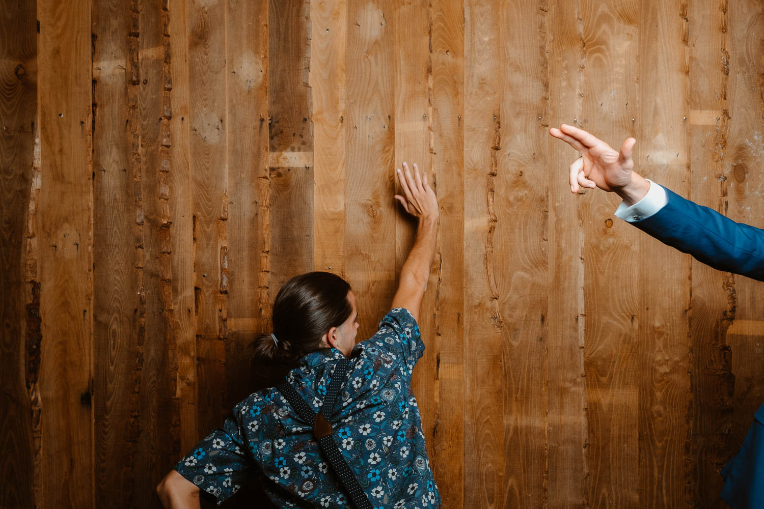 Studio photo lors de la soirée d’un mariage dans le Maine et Loire