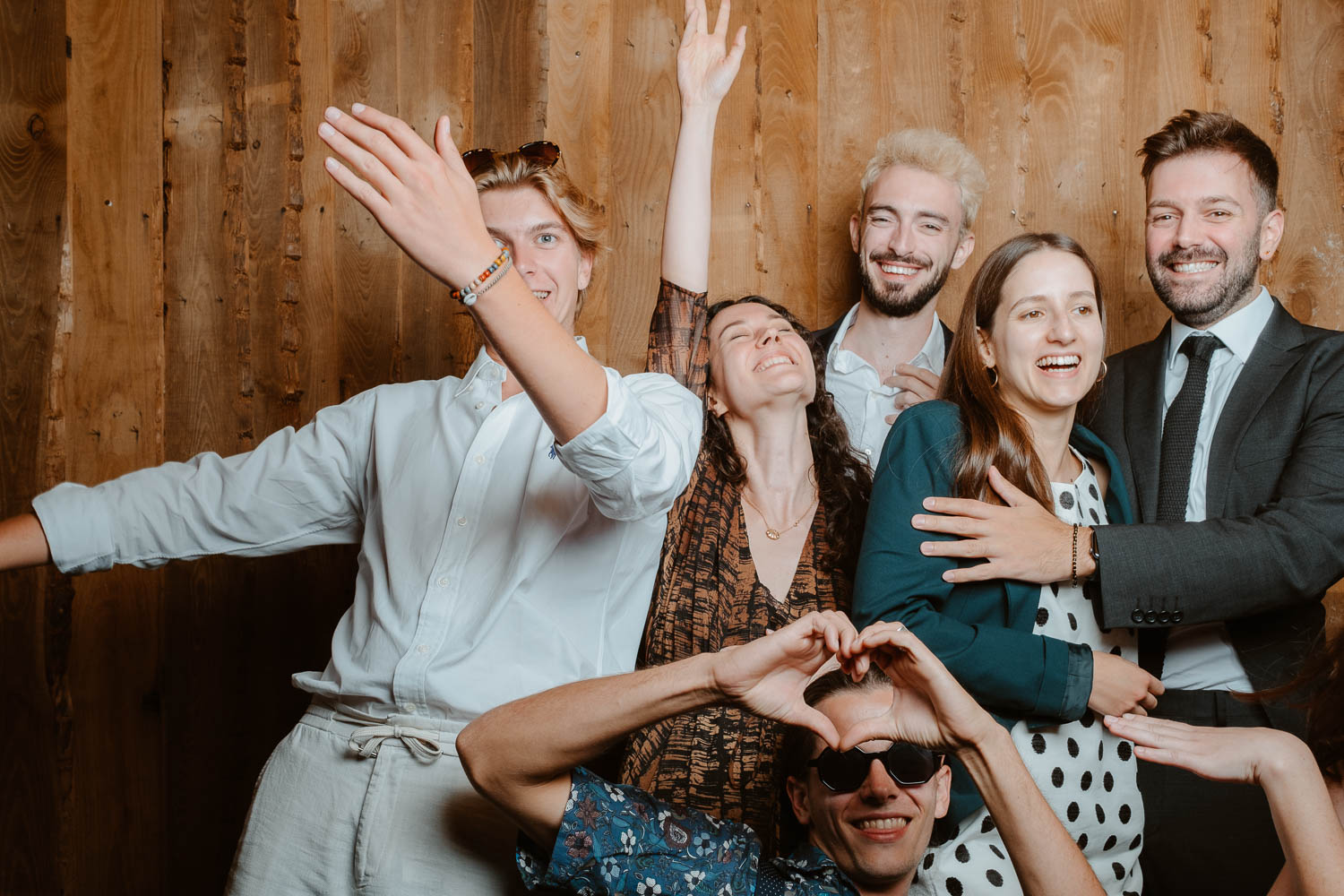 Studio photo lors de la soirée d’un mariage dans le Maine et Loire